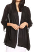 Sakkas Naomi Women Soft Sheer Embellished Chiffon Bridal Wedding Scarf Shawl Wrap