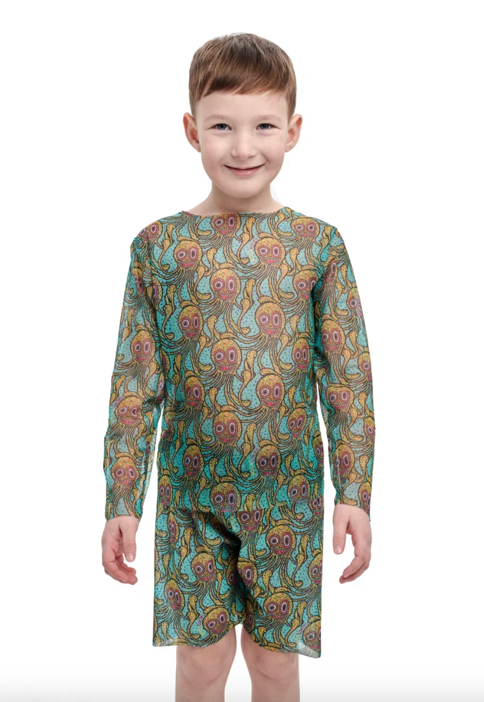 Kid's Smart Swim Shorts Octopus