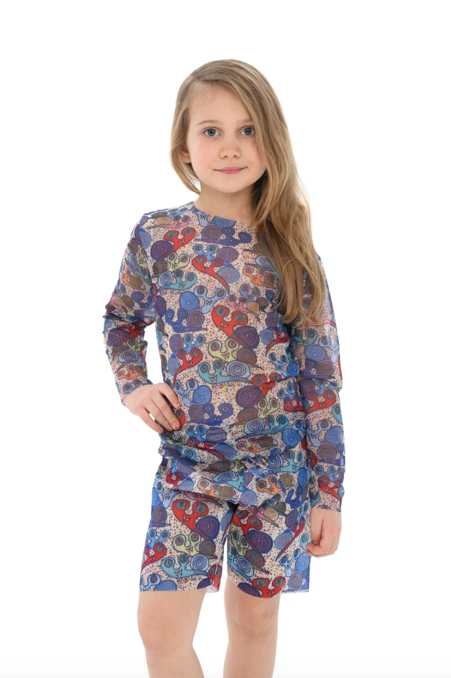 Kid's Shorts Snails for Boys & Girls