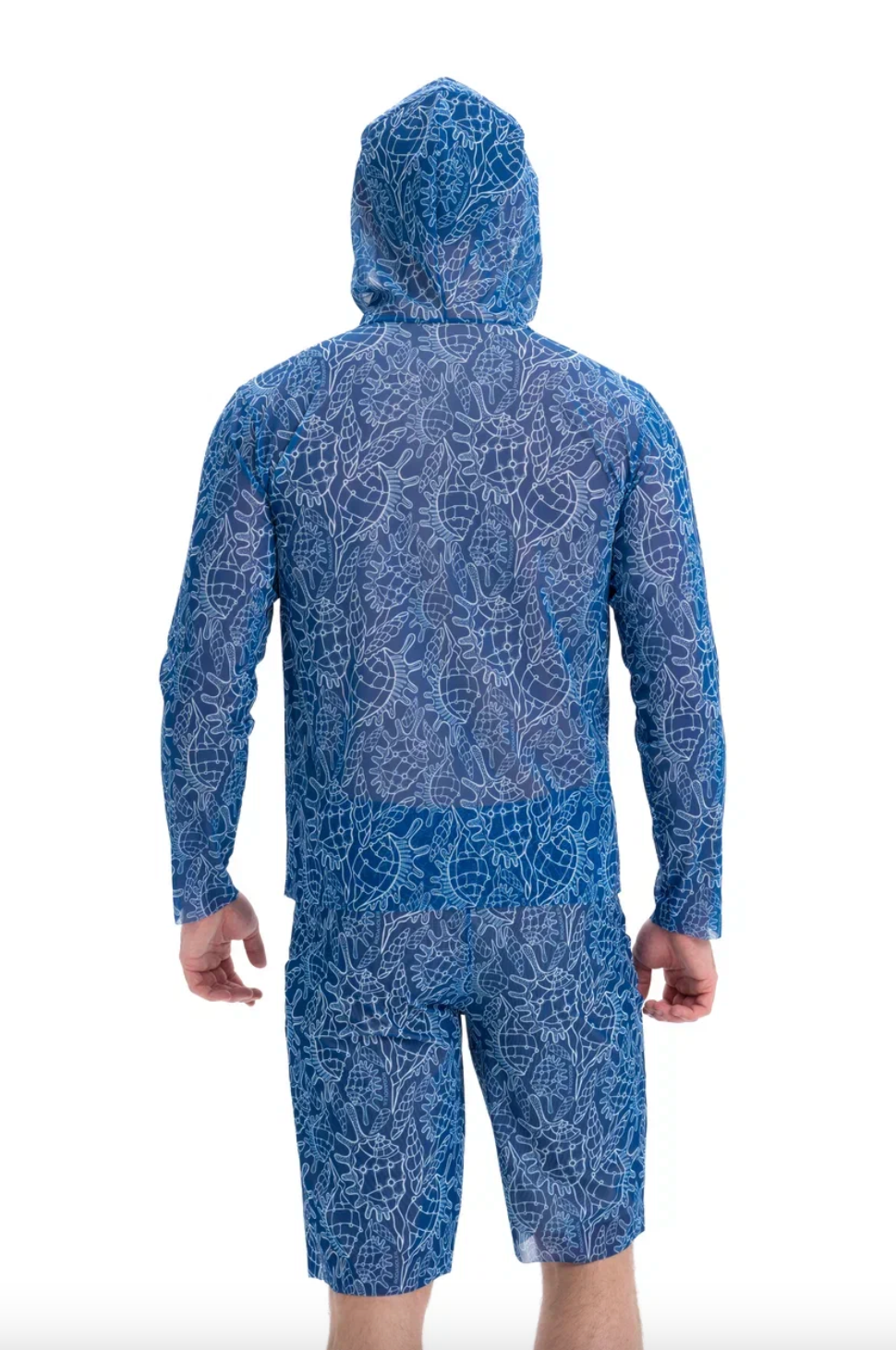 Men's Smart T-shirt with Hood SPF protection Shells