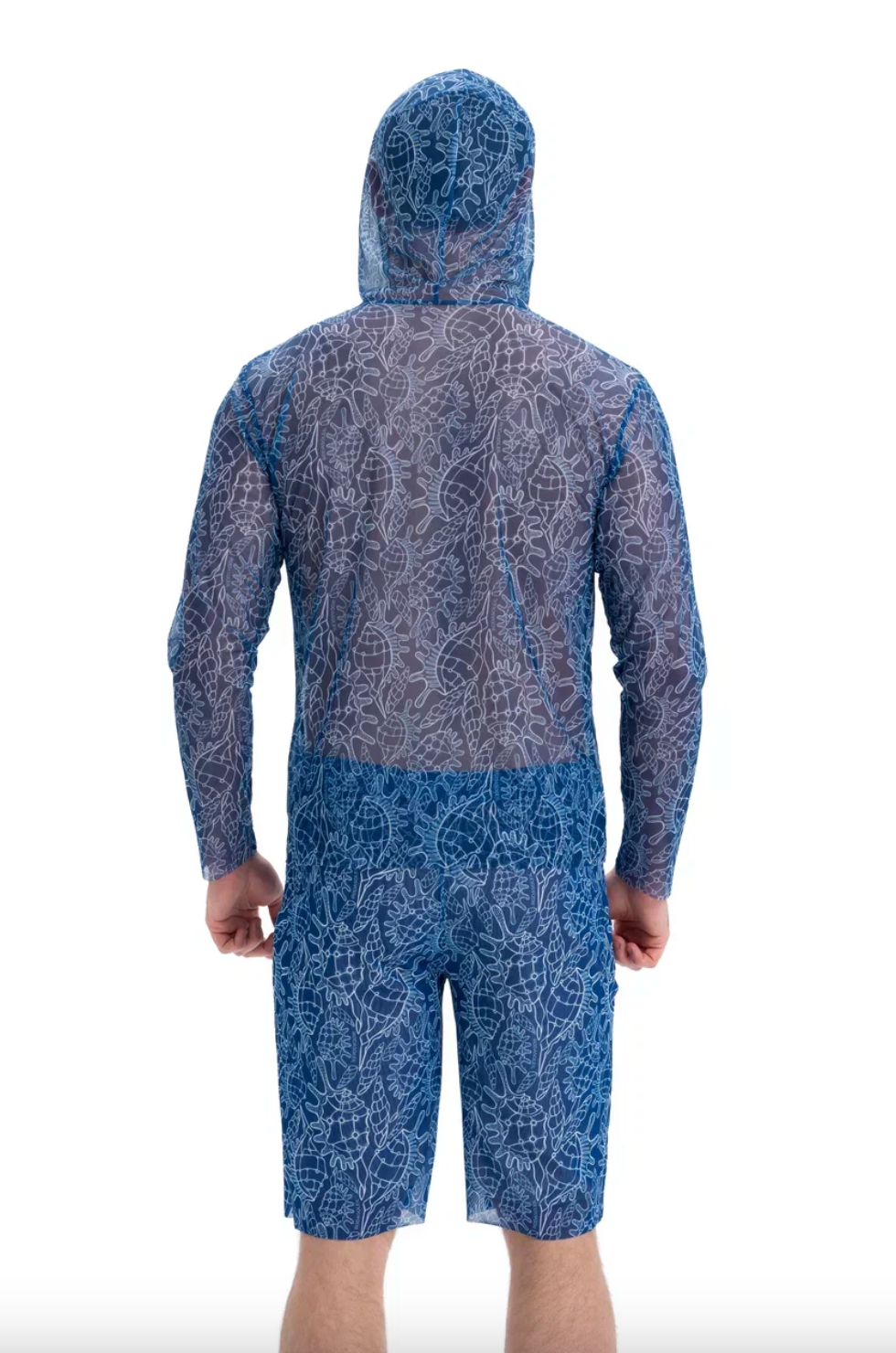 Men's Smart T-shirt with Hood SPF protection Shells