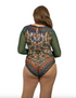 Sirin One-Piece Swimsuit With Sleeves