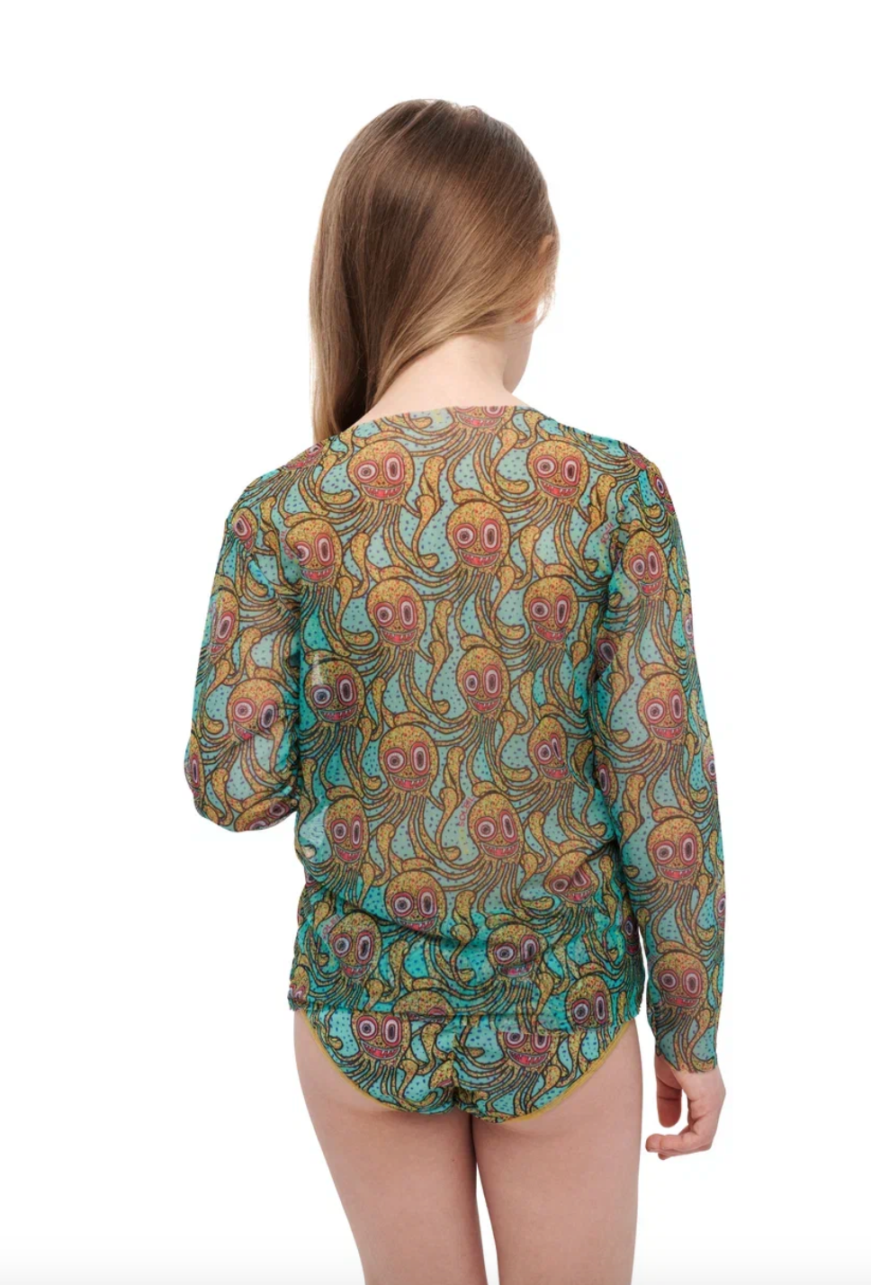 Kid's Smart T-shirt  with ot without Hood Octopus
