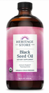 Aceite de semilla negra premium de Heritage Store (16 onzas líquidas)