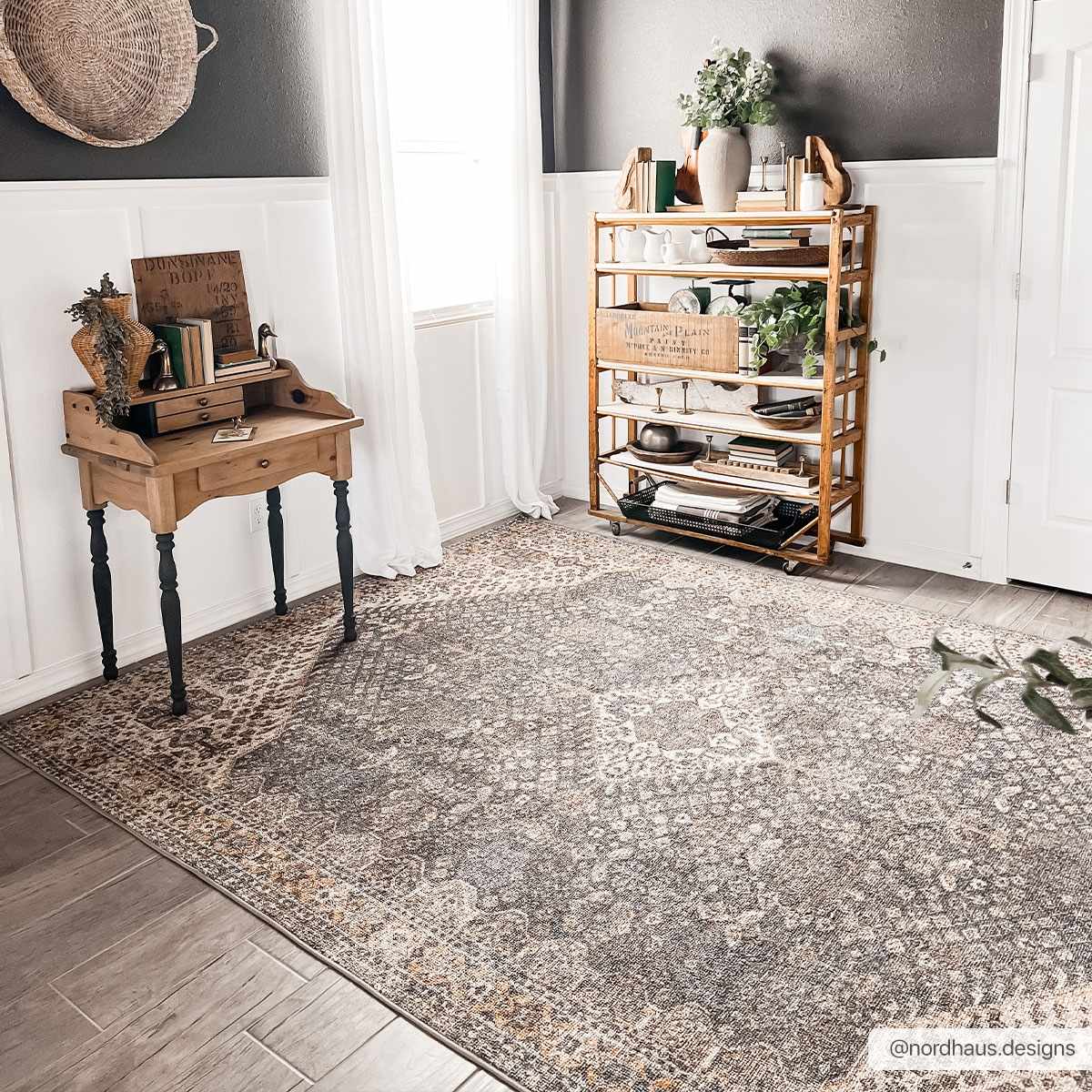 Alfombra lavable antideslizante Seok
