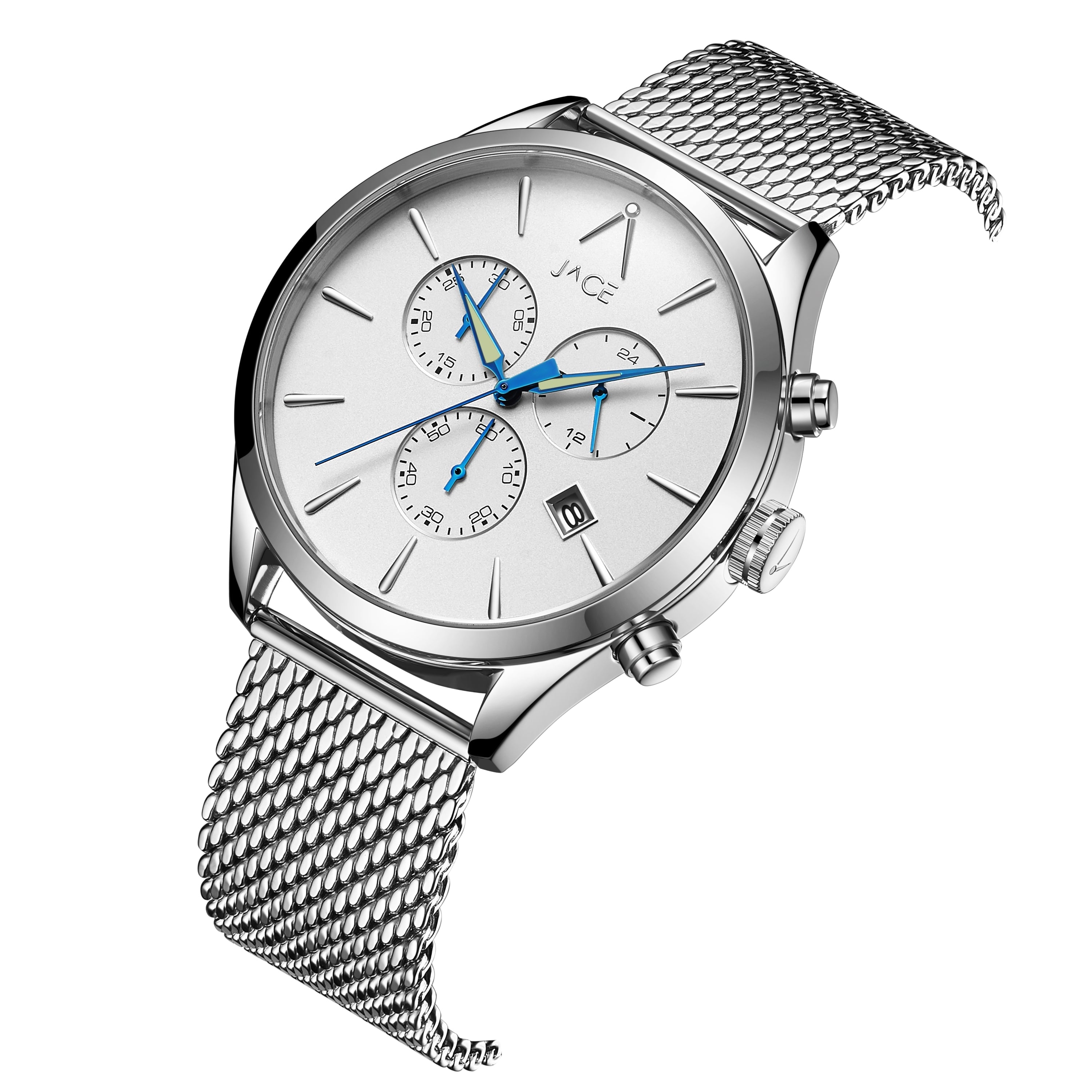 "Shanghai" Men's Mesh Band Chronograph Watch