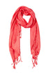 Sakkas 78" X 28" Rayon from Bamboo Soft Solid Pashmina Shawl / Wrap / Stole