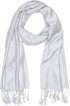 Sakkas 78" X 28" Rayon from Bamboo Soft Solid Pashmina Shawl / Wrap / Stole