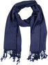 Sakkas 78" X 28" Rayon from Bamboo Soft Solid Pashmina Shawl / Wrap / Stole