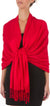 Sakkas 78" X 28" Rayon from Bamboo Soft Solid Pashmina Shawl / Wrap / Stole