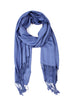 Sakkas 78" X 28" Rayon from Bamboo Soft Solid Pashmina Shawl / Wrap / Stole
