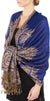Sakkas 70" x 28" Big Paisley Jacquard Layered Woven Pashmina Shawl / Wrap Stole