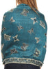 Sakkas Liua Long Wide Woven Patterned Design Multi Colored Pashmina Shawl / Scarf