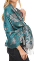 Sakkas Tawny Reversible Butterfly Pashmina/ Shawl/ Wrap/ Stole