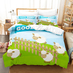 Sheep Bedding Set Quilt Cover Without Filler