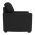 Silla plateada con el logotipo principal del Utah Hockey Club