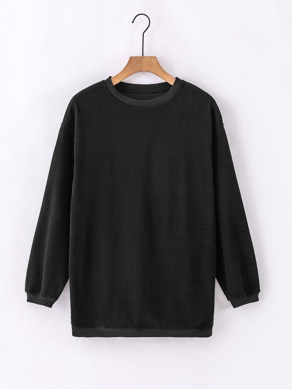 Simple and Stylish Ribbed Knit Sweater