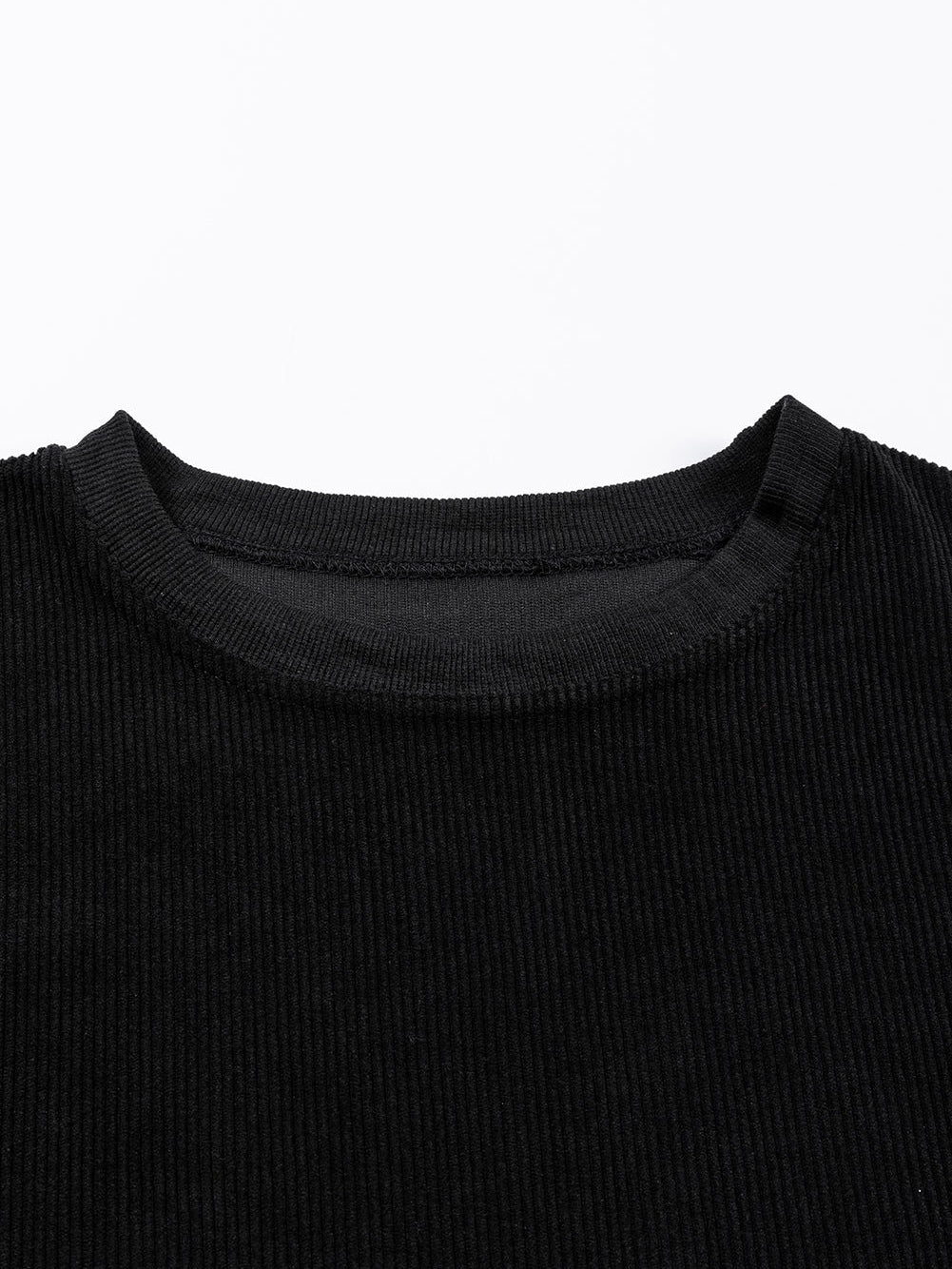Simple and Stylish Ribbed Knit Sweater