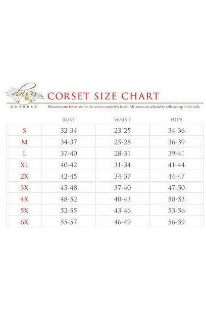 Lavish Celestial Underwire Bustier Top w/Removable Ruffle Sleeves