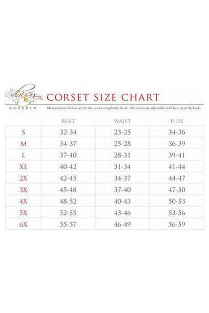 Lavish Red Patent Underbust Corset