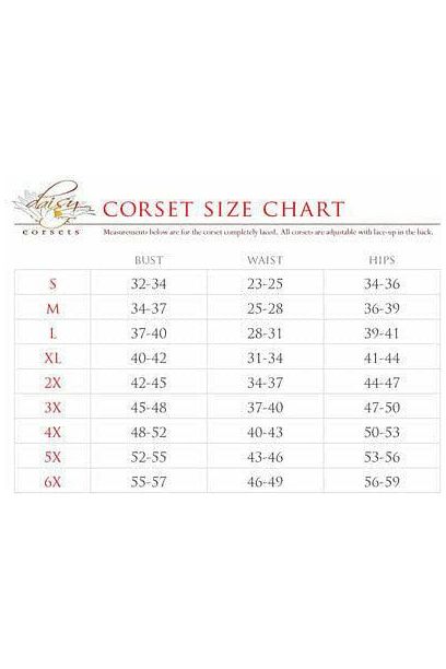 Lavish Clear Pink Curvy Cut Mini Cincher Corset