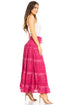 Sakkas Lace and Ribbon Peasant Boho Skirt
