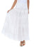 Sakkas Lace and Ribbon Peasant Boho Skirt