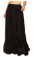 Sakkas Ivy Second Women's Maxi Boho Elastic Waist Embroidered A Line Long Skirt