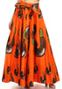 Sakkas Asma Convertible Traditional Wax Print Adjustable Strap Maxi Skirt Dress