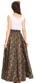 Sakkas Asma Convertible Traditional Wax Print Adjustable Strap Maxi Skirt Dress