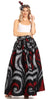 Sakkas Asma Convertible Traditional Wax Print Adjustable Strap Maxi Skirt Dress