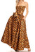 Sakkas Asma Convertible Traditional Wax Print Adjustable Strap Maxi Skirt Dress