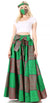 Sakkas Asma Convertible Traditional Wax Print Adjustable Strap Maxi Skirt Dress