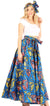 Sakkas Asma Convertible Traditional Wax Print Adjustable Strap Maxi Skirt Dress