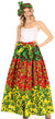 Sakkas Asma Convertible Traditional Wax Print Adjustable Strap Maxi Skirt Dress