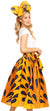 Sakkas African Dutch Ankara Wax Print Full Circle Skirt