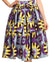 Sakkas African Dutch Ankara Wax Print Full Circle Skirt