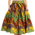 Sakkas African Dutch Ankara Wax Print Full Circle Skirt