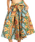 Sakkas African Dutch Ankara Wax Print Full Circle Skirt