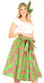 Sakkas African Dutch Ankara Wax Print Full Circle Skirt