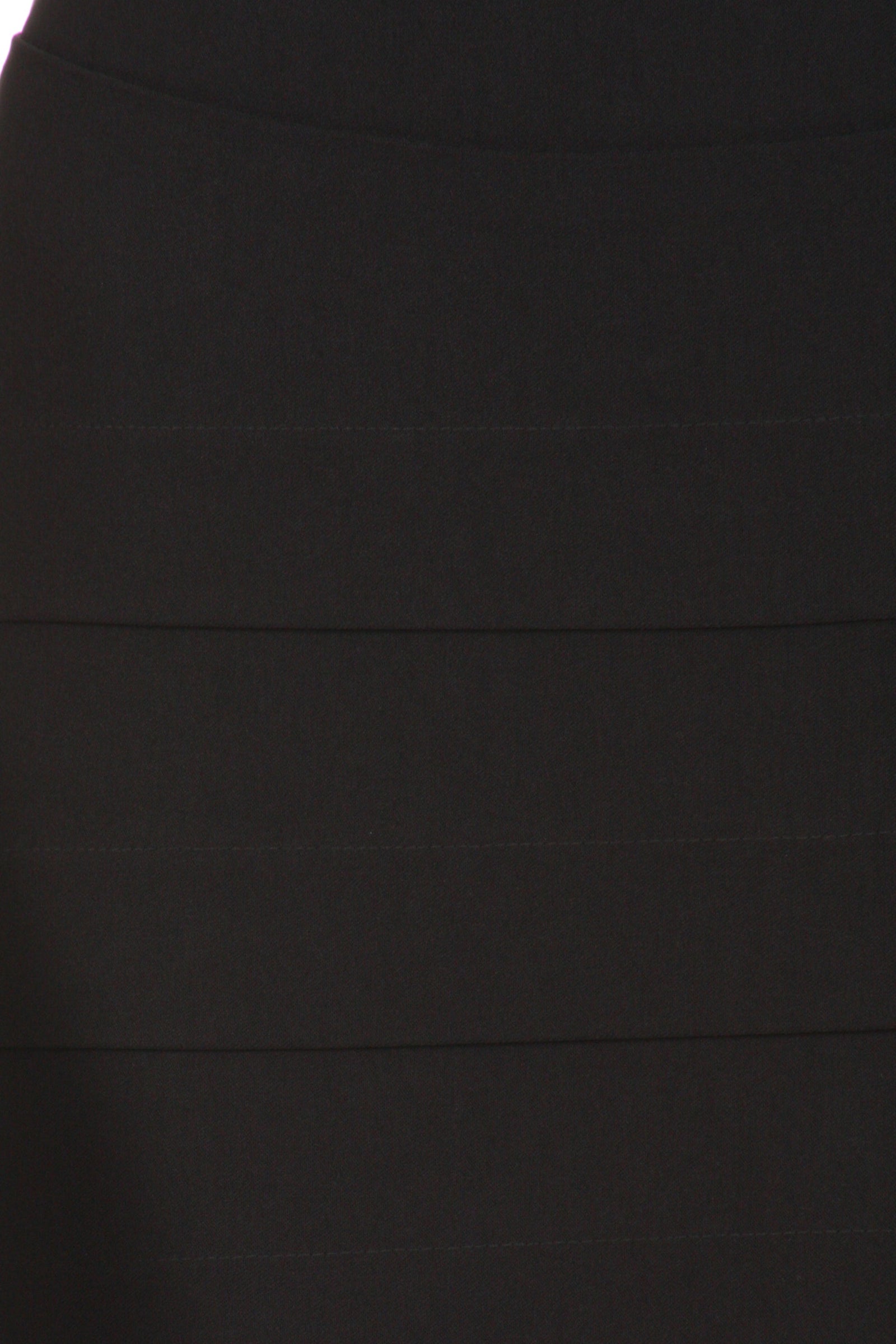 Sakkas Knee Length Tiered Sleek Stretch Skirt