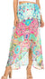 Falda larga cruzada informal de verano estilo bohemio con estampado floral para mujer de Sakkas Amaia