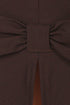 Sakkas High Waist Stretch Pencil Skirt with Rear Bow Accent