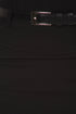 Knee Length High Waist Stretch Pencil Skirt with Skinny Belt