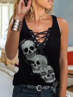Gothic Skull Tank Top