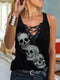 Gothic Skull Tank Top