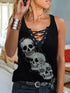 Gothic Skull Tank Top