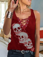 Gothic Skull Tank Top