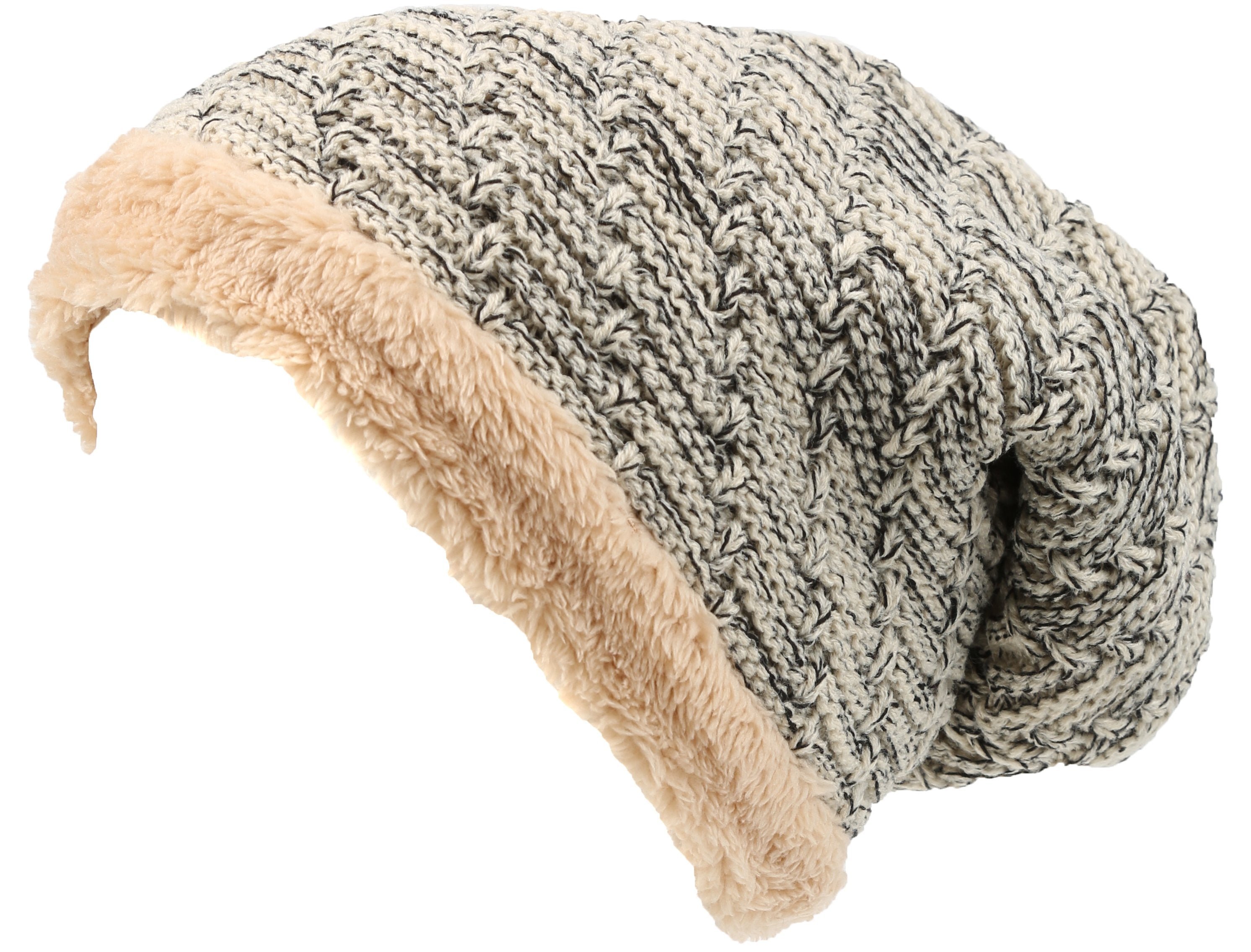 Sakkas Baldo - Gorro holgado de punto grueso con forro de menta sintética, cálido, único, suave y unisex