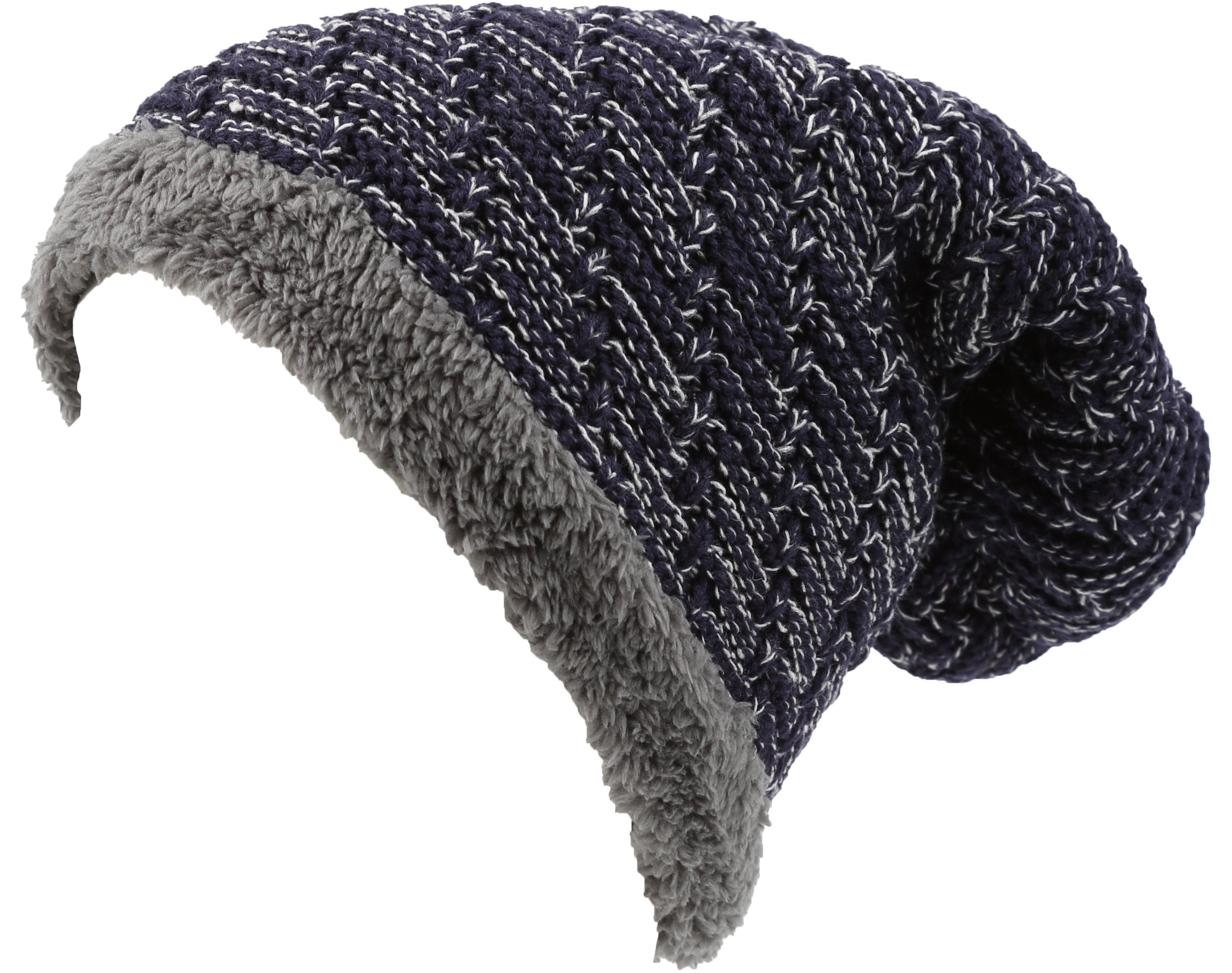 Sakkas Baldo - Gorro holgado de punto grueso con forro de menta sintética, cálido, único, suave y unisex